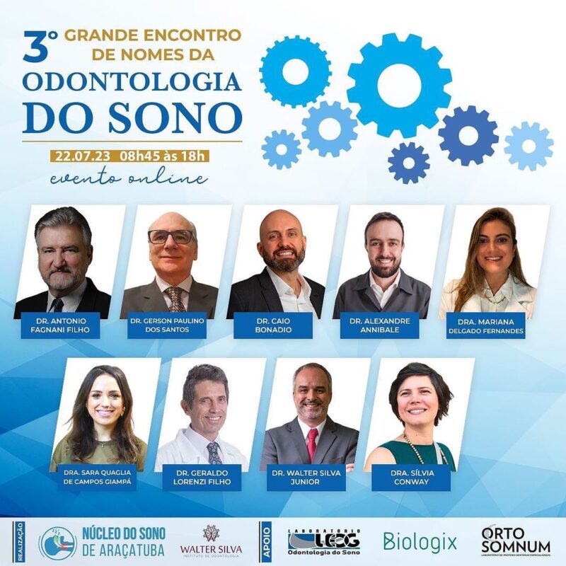 3º Grande Encontro de Nomes da Odontologia do Sono, programação do evento