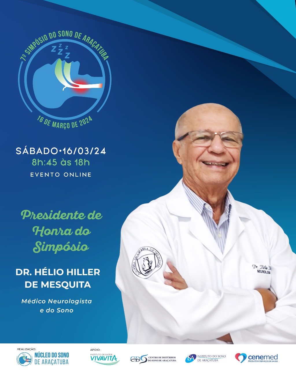 Presiente de honra 7º Simpósio do Sono de Araçatuba